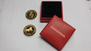 China custom coin / gold coin / silver coin with coin box factory