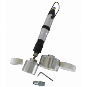 China Semi Automatic Pneumatic Capping Machine for Screw Thread Caps, Capper Machine factory