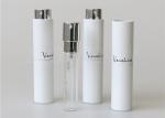 Luxury white twist and spritz atomiser 10ml aluminum perfume spray bottle with