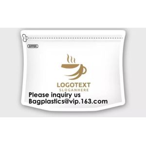 Matte Metallic Color With Frosted Window Display Stand-Up K Bags,Aluminum Foil