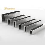 U6 X 2438mm Polished Stainless Steel Tile Trim , DIN Brushed Steel Edging Strip