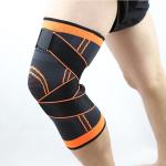 Elastic Knee Support Brace , Black Knee Brace For Men / Women OEM Available