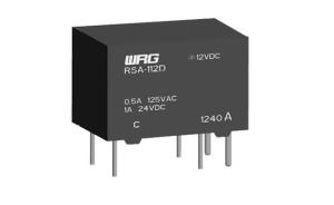 China Miniature DC 12V Signal Relay 1A 0.2W 6 pins PCB Mount RSA-112D For Traffic System factory
