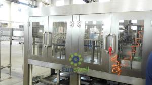 China Plastic Bottles piston Filling Machine / Production Line for coffee factory