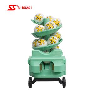 China S6526 Automatic Soccer Ball Launcher Machine , AC 100V Football Toss Machine factory