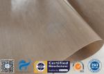 Brown Non Stick BBQ Grill Mat 260℃ 0.12MM 15.75"x13" PTFE Coated Baking Liner
