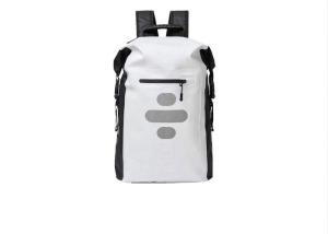 China 34x18x62.5CM Dual Color Custom Dry Backpack High Density 500D PVC Tarpaulin Waterproof Travel Bags factory