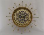 Metal Frame Non Ticking 56x56x6cm Decorative Wooden Clocks