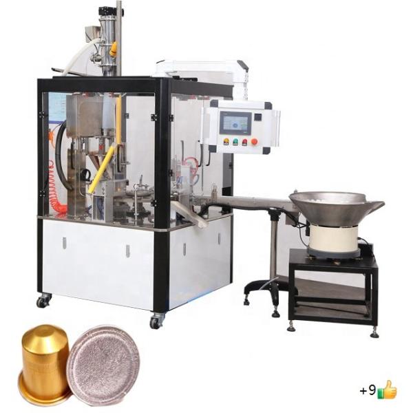 Automatic Coffee Cup Filling And Sealing Machine For Nespresso , Automatic Water