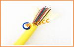 Corning 48 Core Indoor Fiber Optical Cable , Tight Buffer 12 Strand Fiber Optic