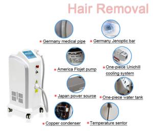 China 755nm / 808nm Laser Hair Removal Machine For Female 0-120J/CM2 factory