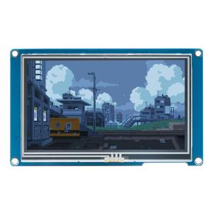 China Resistive Touch HMI Display Module 480x270 4.3 Inch Tft Display Support Video Playback factory