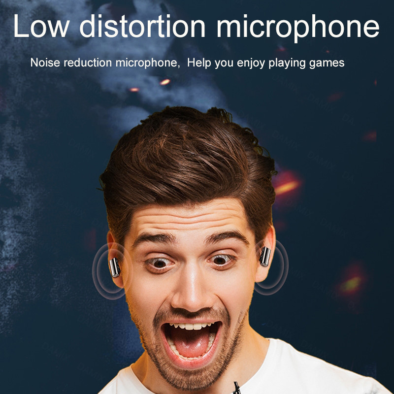 13mm Audio Driver Bluetooth Earphone BLE 5.1 ABS For Game