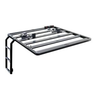 China 4x4 Vehicles 833*400*261mm Side Ladder Retrofit Kit for Jeep Wrangler JL JK factory