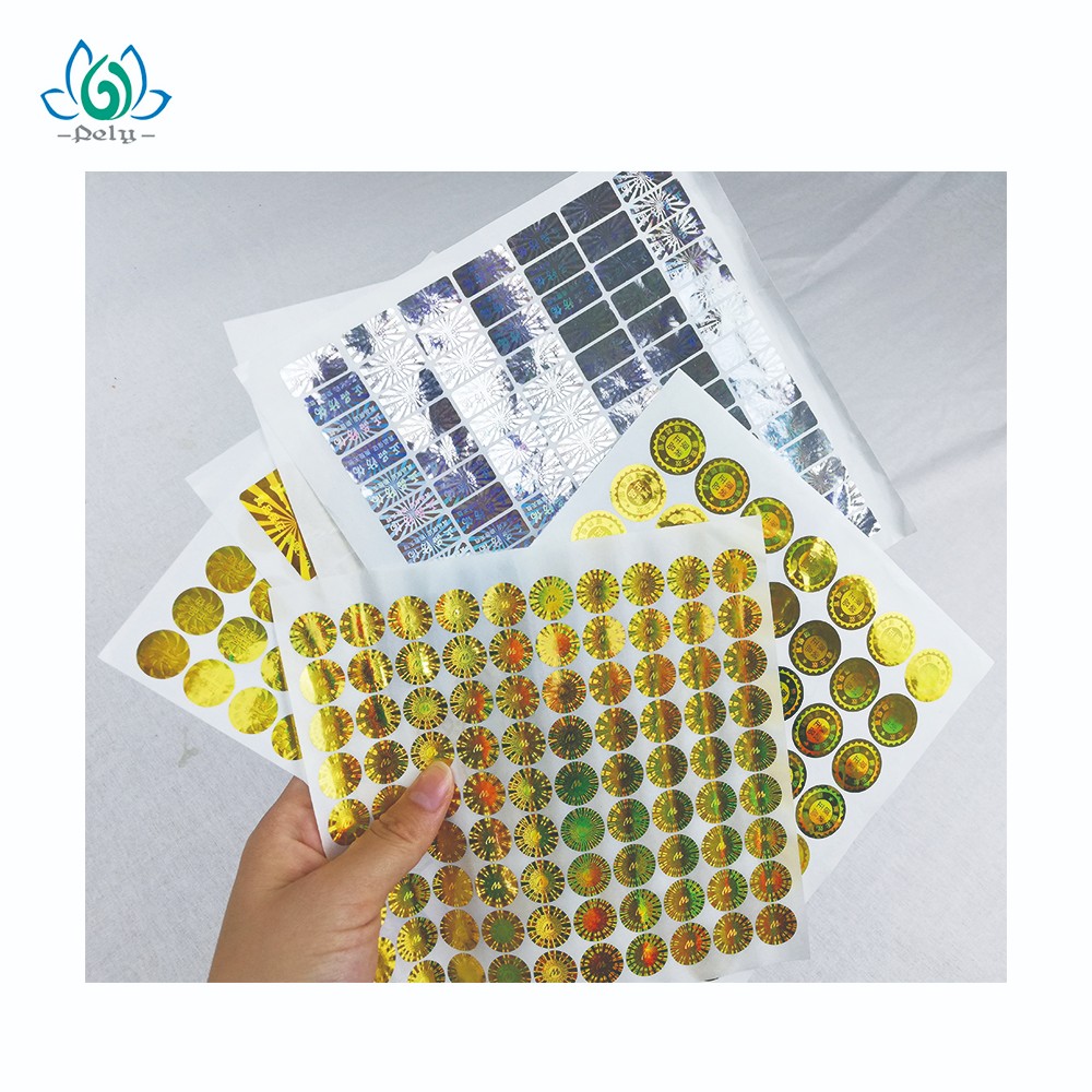 10X10X5cm High Adhesive Anti Fake Tamper Evident Seal Stickers