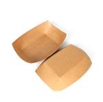 Customized LOGO Printed Eco Friendly Brown Kraft Paper Tableware 100ml-1000ml
