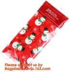 custom halloween cello bags wholesale for candy, new product halloween santa