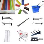 Suitable Price Single Side Supermarket Shelves Wood Grain Shelves Factory Outlet