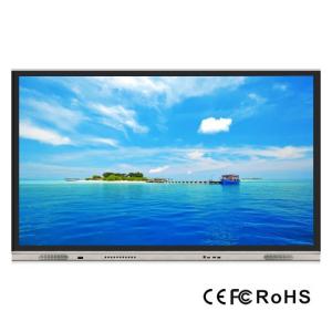 China Educational Equipment 65 Inch 350cd/M2 Android LED Interactive Whiteboard Smart Flat Panel factory