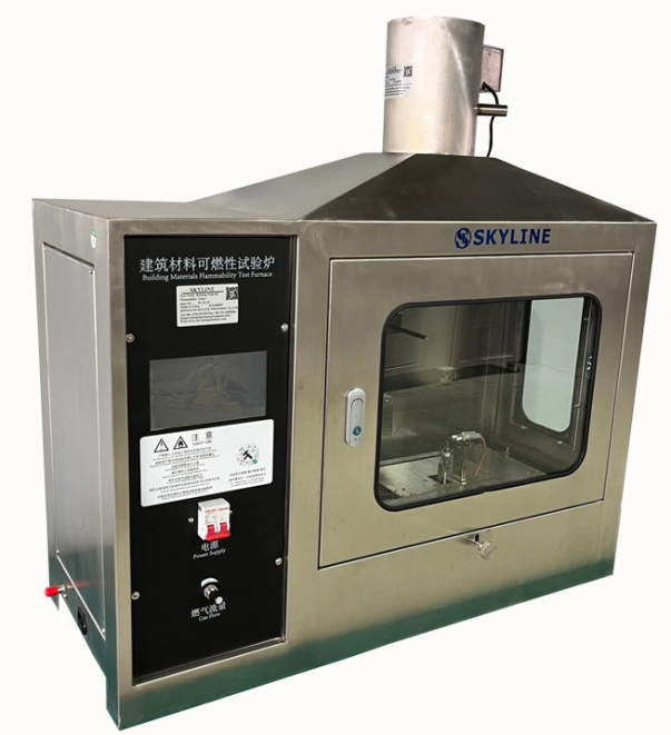China Single Flame Source Test Ignitability Tester EN ISO 11925-2/DIN 53438 factory