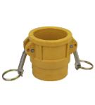 Good quality PP and Nylon camlock couplings for WOG Type D EN14420-7