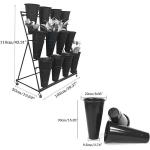 Factory Customized Color Size Florist Shelf Flower Bucket Display Stand Flower