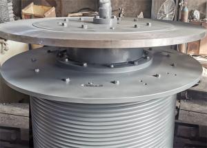 China Lbs Grooved Wire Rope Drum For Crane Winch Cable Retracting System factory