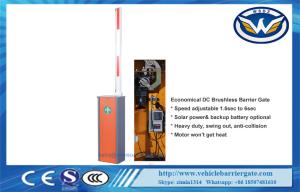 China DC Brushless Motor 6sec 6m Parking Lot Barrier Gate With LED Indicator factory