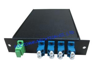 China 8 Channel optical fiber multiplexer , high speed multiplexer LC Connector factory