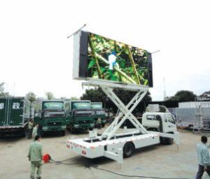 China Professional Vehicle Mounted Led Display , Outdoor Mobile LED Screen Truck factory