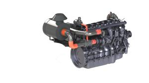 China Biogas Hydraulic Power Pack J1939 Natural Gas Genset 12.4L factory
