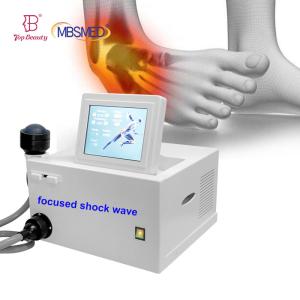 China Portable ED Pain Relief Focused Shockwave Therapy Physiotherapy Focused 10bar Shock Wave Machine factory