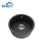 Single Bowl Round Granite Kitchen Sink Granite Composite Kitchen For Hotel