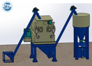 China 4 - 5T/H Dry Mortar Production Line Mix Plant Semi Automatic 20㎡ factory