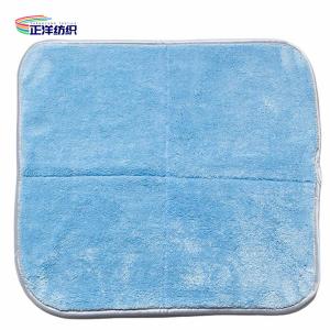 China 1000gsm Car Cleaning Rags 40x40cm Extra Thick Quick Dry Soft Smooth Fabric Car Window Towels factory