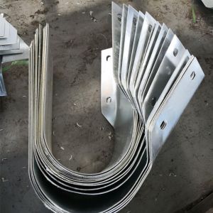 Rounded Terminal End for Galvanized Highway Guardrail Barrier on Roads and