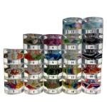 60x45mm Skateboard Road Wheels 85A Transparent PU For Skateboards