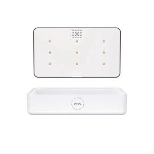 China Glossy Travel Built In Aromatherapy Uv Light Sterilizer Box factory
