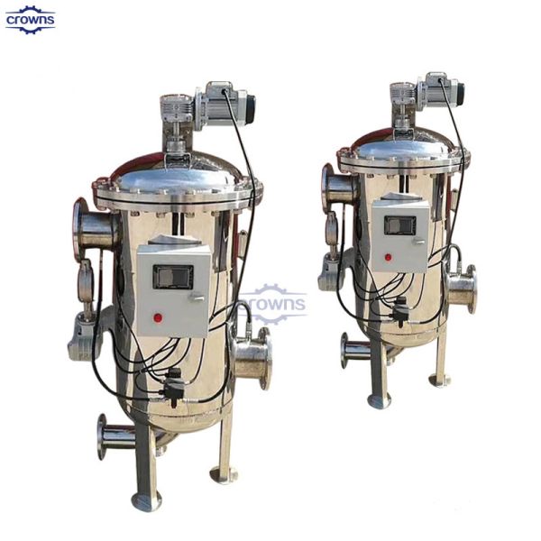 Customized brush scraper type industrial automatic self cleaning filter