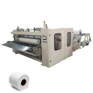 China Width 2800mm PLC Toilet Tissue Paper Making Machine Rewinding Full Embossment factory