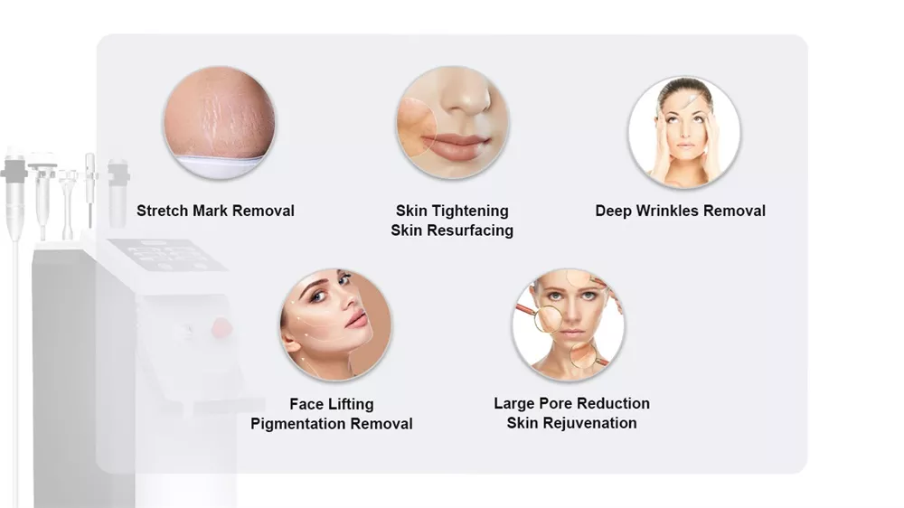 Skin Care Face Lifting RF Microneedling Fractional RF Microneedle Machine