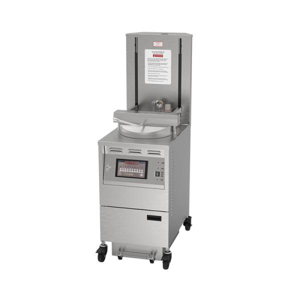 6HD Electric 12KW 380V 28L 6 Fry Tray Big Productivity Round Auto Lift Broaster