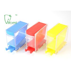 China ISO13485 Press Plastic Dental Cotton Roll Dispenser on sale