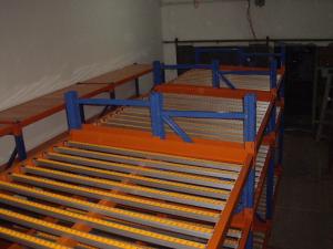 China light duty Carton flow rack stores commercial shelving with manual working factory