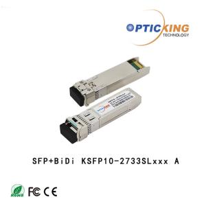 China 10Gbps Bidirectional SFP Module TX1330/RX1270nm TX1270/RX1330nm SFP+ 40km factory