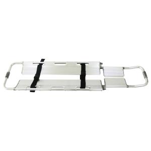 China Aluminum Alloy Medical Folding Scoop Stretcher Transport White 44cm 60cm factory