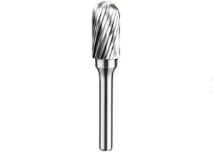 China ISO9001 Round Tungsten Carbide Rotary Burrs For Metal Engraving factory