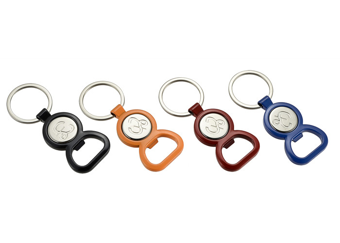 Trolley Coin Metal Bottle Opener Round Circular Keychain Souvenir