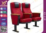 Full Upholstered Metal Framework Auditorium Chairs , Conference Room Seating