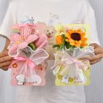 Digital Printing Creative Flower Greeting Cards Blank Inside For Personal